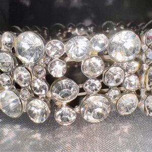 Sparkling Crystal Cluster Bracelet